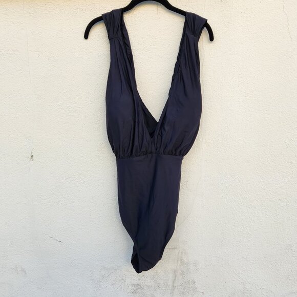 Anthropologie Zinnia Plunge One Piece Swimsuit - Picture 3 of 7